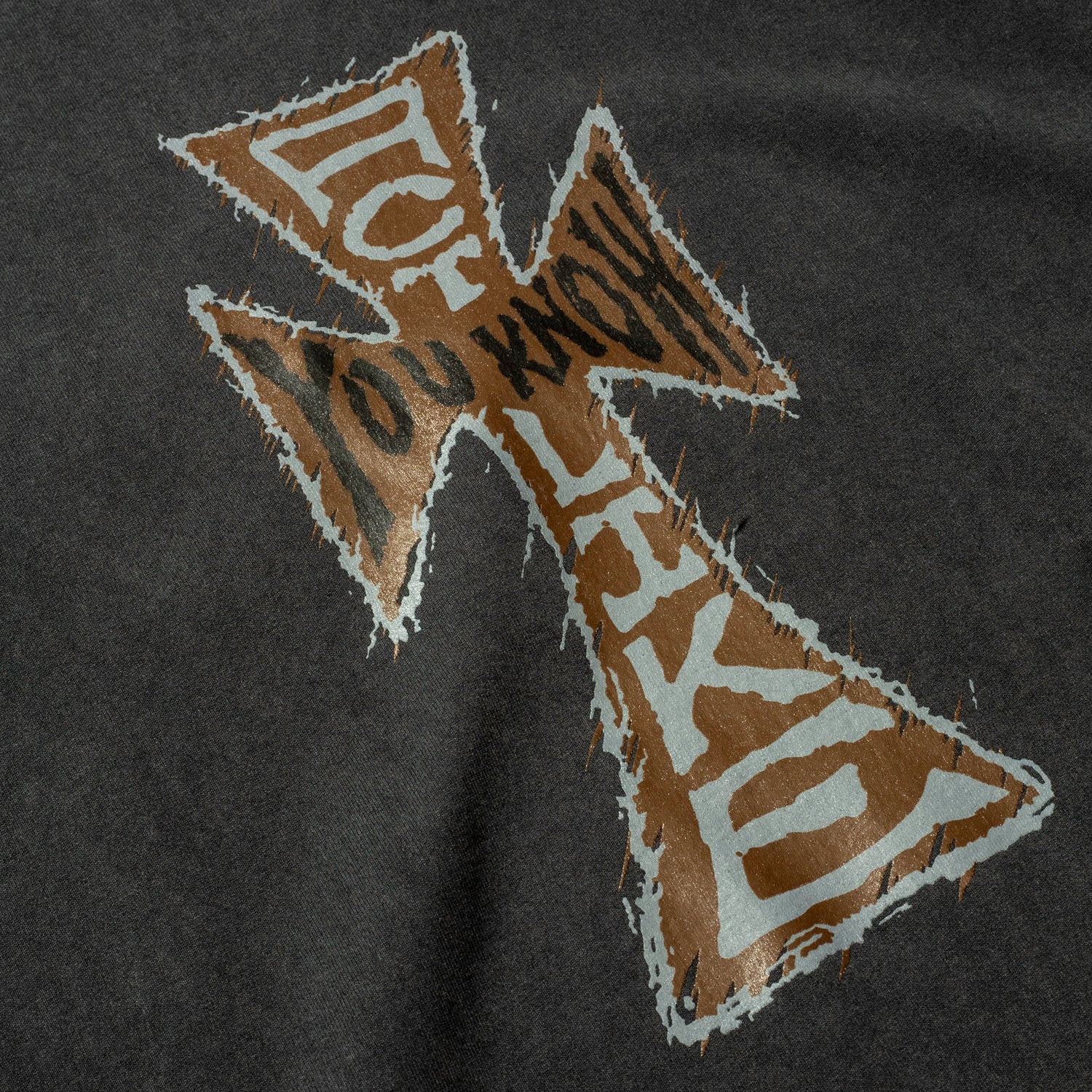 ALYK / Cross Short Sleeve Tee / vintage black