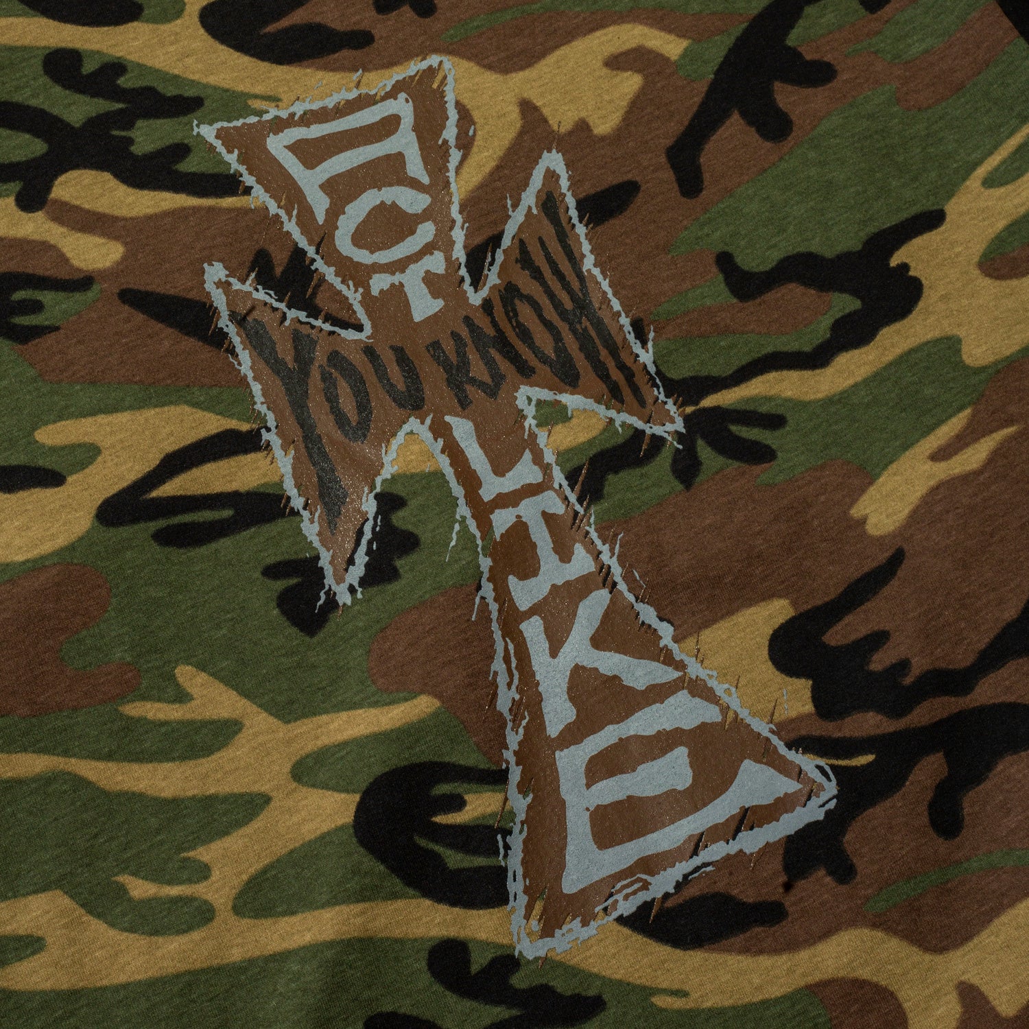 ALYK / Cross Short Sleeve Tee / woodland camo