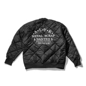 ALYK / Wanted Diamond Quilted Thermal Jacket / black