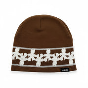 VIDA / Pattern Beanie / brown