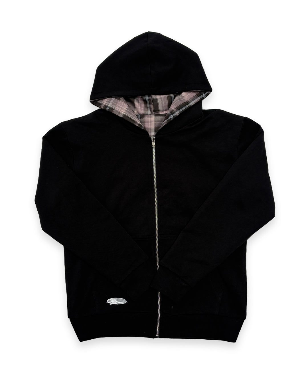 VIDA / Reversible Zip Jacket / black / pink