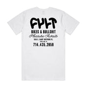 Bullshit Tee / white
