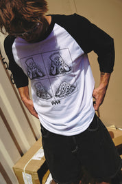 Melted 3/4 Raglan