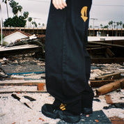 HYMN / Lazy Afternoon Denim Pants - black