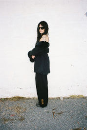 HYMN / Lazy Afternoon Denim Pants - black