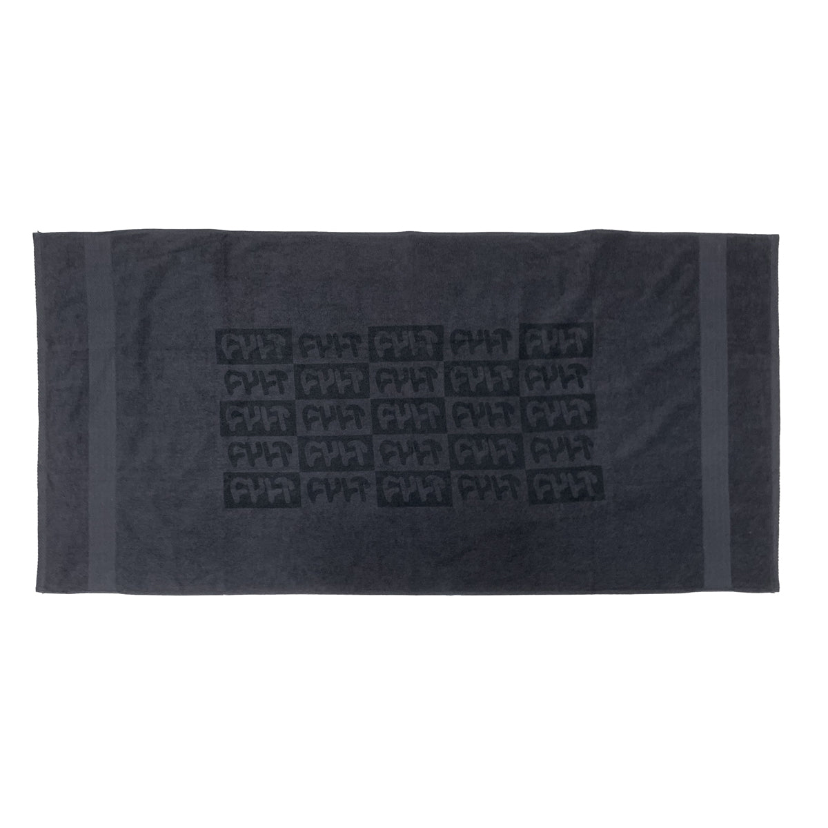 Pattern Towel / dark grey
