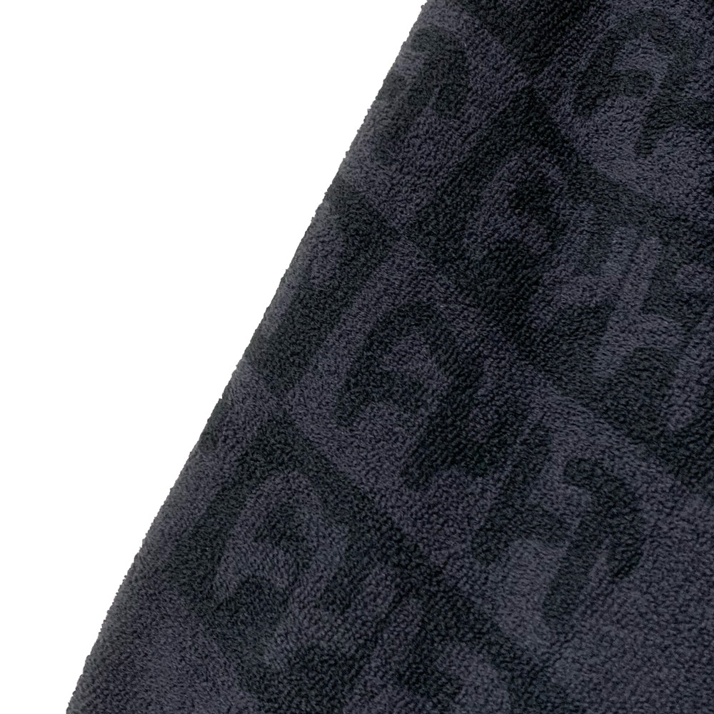Pattern Towel / dark grey