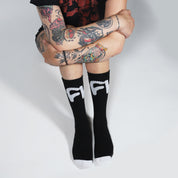 Big Logo Socks / black